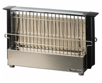 grille-pain inox/noir grille-pain inox/noir